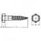 Vis a bois DIN 571 ST HDG 6x20 HP E-NORMpro (Par 500)