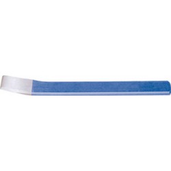 Burin à fendre pour travail de la pierre, DIN 7255, tige ovale plate, Long. : 240 mm, Larg. : de la lame 26 mm, Epaisseur de tige 26 x 7 mm