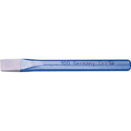 Burin d'électricien travail de la pierre, DIN 7255, tige à 8 pans, Long. : 250 mm, Larg. : de la lame 10 mm, Epaisseur de tige 8 x 8 mm