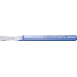 Burin à mâter, tige à 8 pans, Larg. : de la lame : 3 mm, Long. 125 mm, Epaisseur de tige 10 mm