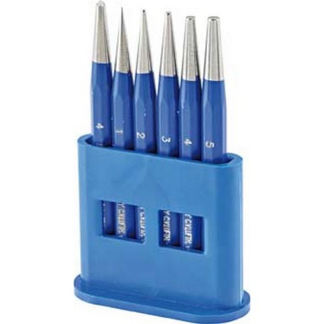 Jeu de chasse-pointes en étui plastique, 6 pièces, Quantité : 6 pièces