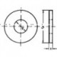 Rondelles DIN 1052 ST HDG 25x92x8 HP (Par 25)