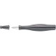 Grattoir fin, Long. de la lame : 25 mm, Larg. : de la lame 8 mm, Long. totale 150 mm
