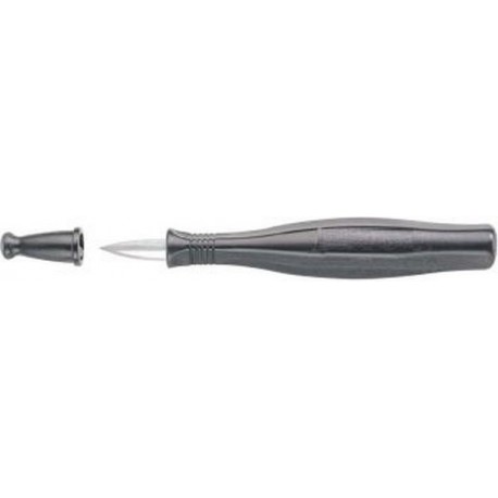 Grattoir fin, Long. de la lame : 25 mm, Larg. : de la lame 8 mm, Long. totale 150 mm