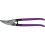 Cisaille à tôles perforées en acier à coupe rapide, coupe à droite, Long. : 275 mm