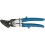 Cisaille à tôle Ideal à commande par levier en acier inoxydable, poignées revêtues de matière plastique, coupe à droite, Long. : 260 mm