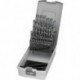 Coffret foret D338N HSS poli 1-13,0mm 25 pièces FORTIS