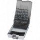 Coffret foret D338N HSS poli 1-10,0mm 19 pièces FORTIS