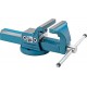 Etau parallèle avec support pour fixation de mâchoires de serrage orientables et interchangeables, Larg. : des mors : 115 mm