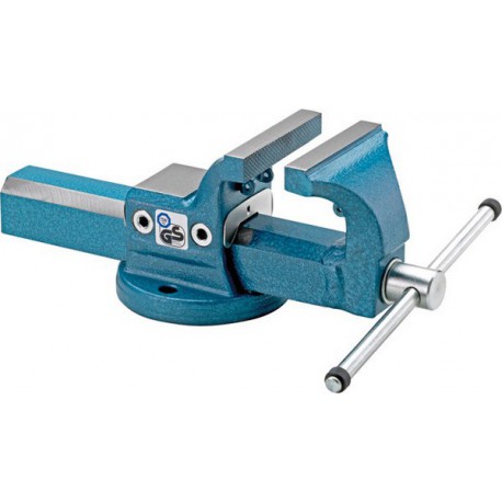 Etau parallèle avec support pour fixation de mâchoires de serrage orientables et interchangeables, Larg. : des mors : 115 mm