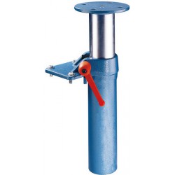 Elévateur, automatique par vérin à gaz, Pour Larg. : de mors : 160 mm, Pas des trous 145 mm, Dimension des trous M14, Poids : 9,4 kg