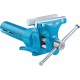 Etau parallèle Compact, Larg. : des mors : 120 mm, Capacité de serrage 130 mm, Surface d'enclume : 35 x 45 mm, Poids : 4,5 kg