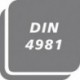 Outil à saigner carbure DIN4981 à droite 12x8x100mm P25/30 1 PCS
