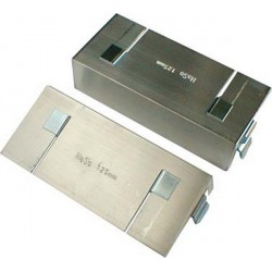 Protège-mors aluminium pour étau, avec ressort de fixation, Larg. : des mors : 150 mm