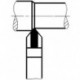 Outil de finition carbure DIN4975 16x10x110mm P25/30 1 PCS