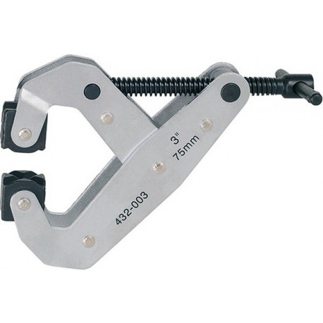 Presse à serrage parallèle, Capacité de serrage : 100 mm, Profondeur de serrage ouverte 60 mm, Profondeur de serrage fermée 75 mm