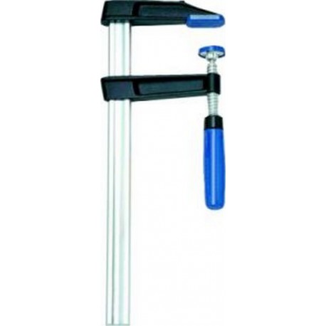 Serre-joint en fonte malléable, Capacité de serrage : 300 mm, Portée 140 mm, Glissière 32 x 10 mm