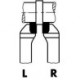 Outil couteau carbure DIN4980 à gauche 25x25x140mm P25/30 1 PCS