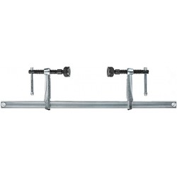 Jeu de serre-joints haute performance SLV, Long. : 2000 mm, Portée 120 mm, Glissière 28 x 11 mm, Force serrage : 6500 N