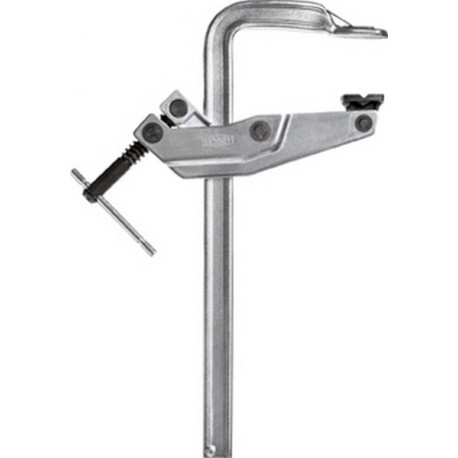 Presse à serrage dégagé, Capacité de serrage : 300 mm, Portée 120 mm, Glissière 28 x 11 mm