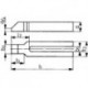 Bride de serrage DIN6315GN 9x100mm AMF 1 PCS