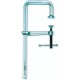 Serre-joint tout acier GUZ, Capacité de serrage : 250 mm, Profondeur de serrage 60 mm, Portée 120 mm, Glissière : 22,0 x 10,5 mm