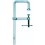 Serre-joint tout acier GUZ, Capacité de serrage : 250 mm, Profondeur de serrage 60 mm, Portée 120 mm, Glissière : 22,0 x 10,5 mm
