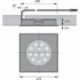 Lampe LED  Alu Opt.ww,12V,2.3W,IP44,2m
