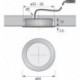Spot LED xw 12VDC, 2.7W, 1m