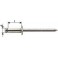 Rivet aveugle acier inoxydable A2 tête semi-bombée 3x8mm Gesipa (Par 1000)