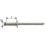 Rivet aveugle acier inoxydable A2 tête semi-bombée 3x10mm Gesipa (Par 1000)