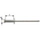 Rivet aveugle alu VA Tête bombee 4x12mm Gesipa (Par 1000)