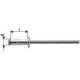 Rivet aveugle multiserrage alu/acier inoxydable têtesemi-bombée 4,8x10mm (Par 1000)