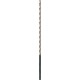 Foret hélicoïdal extra-long, queue cylindrique, DIN 1869, type TF, en acier à coupe rapide, fini brillant, Ø h8 : 4,00 mm, Long. totale 175 mm