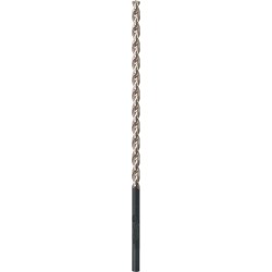 Foret hélicoïdal extra-long, queue cylindrique, DIN 1869, type TF, en acier à coupe rapide, fini brillant, Ø h8 : 4,00 mm, Long. totale 175 mm