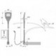 Lampe LED Alu Opt ,12VDC, avec EVG