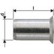 Ecrou aveugle alu standard tête fraisée M8x11x18,5 Gesipa (Par 1000)