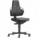 Chaises bureau 2 Roue K-CuirPoignée bleu