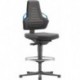 Chaises bureau 3 Patin Supertec Poignée bleu