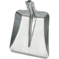 Pelle en aluminium, Dimensions : 9, Dimensions de la lame 380 x 380 mm