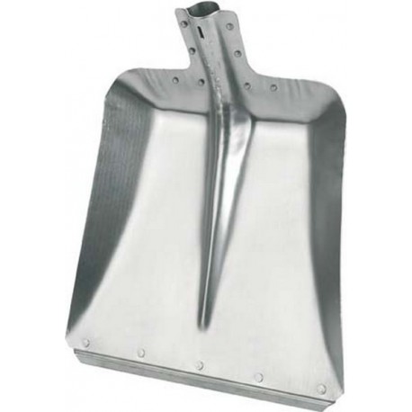 Pelle en aluminium, Dimensions : 9, Dimensions de la lame 380 x 380 mm