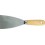 Couteau de peintre trempé, rectifié conique, avec manche plat ovale en bois., Larg. : 60 mm