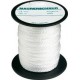 Cordeau de maçon, Perlon, Couleur : Blanc naturel, Long. 100 m, Résistance mécanique env. 80 kg, Ø : 1,7 mm