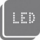 Lampe de travail à LED   Alu/noir