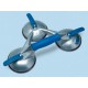 Pipettes VERIBOR blue line, Type : BO 603.0BL, Capacité de charge 100 kg, Charge parallèle, Ø : 120 mm