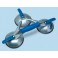 Pipettes VERIBOR blue line, Type : BO 603.0BL, Capacité de charge 100 kg, Charge parallèle, Ø : 120 mm