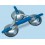 Pipettes VERIBOR blue line, Type : BO 603.0BL, Capacité de charge 100 kg, Charge parallèle, Ø : 120 mm