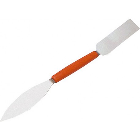 Couteau de plâtrier, plat-pointu, lame recouverte de plastique, Larg. : 16 mm