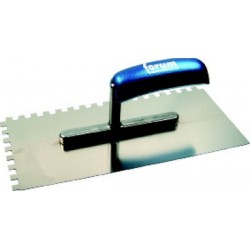 Platoir,acier inoxydable, denture carrée, Denture : 10 x 10 mm, Dimensions 280 x 130 mm