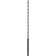 Foret hélicoïdal extra-long, queue cylindrique, DIN 1869, type TF, en acier à coupe rapide, fini brillant, Ø h8 : 12,00 mm, Long. totale 295 mm